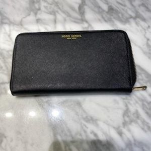 Henri Bendel zip around clutch